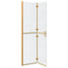 Perete de duș Walk-In Auriu 100 x 6,5 x 190 cm - WALTI WALTI