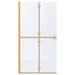 Perete de duș Walk-In Auriu 100 x 6,5 x 190 cm - WALTI WALTI