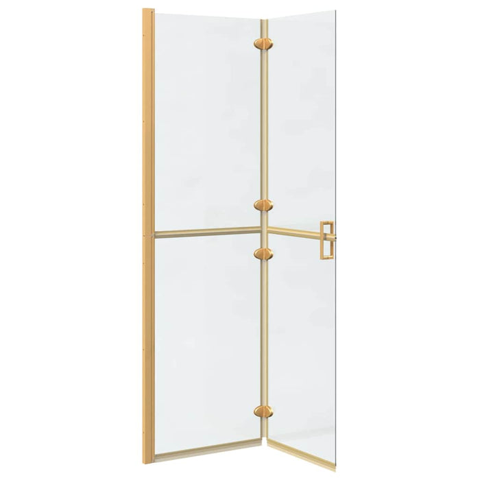 Perete de duș Walk-in Altele auriu și transparent 110 x 190 cm - WALTI WALTI