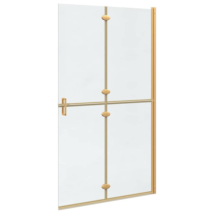 Perete de duș Walk-in Altele auriu și transparent 110 x 190 cm - WALTI WALTI