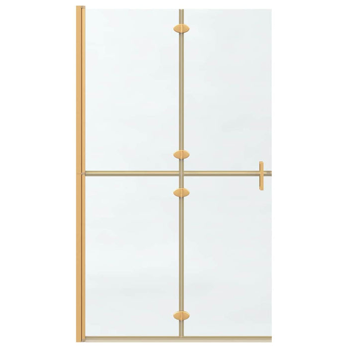 Perete de duș Walk-in Altele auriu și transparent 110 x 190 cm - WALTI WALTI