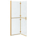 Perete de duș Walk-In Auriu 120 x 6,5 x 190 cm - WALTI WALTI