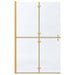 Perete de duș Walk-In Auriu 120 x 6,5 x 190 cm - WALTI WALTI