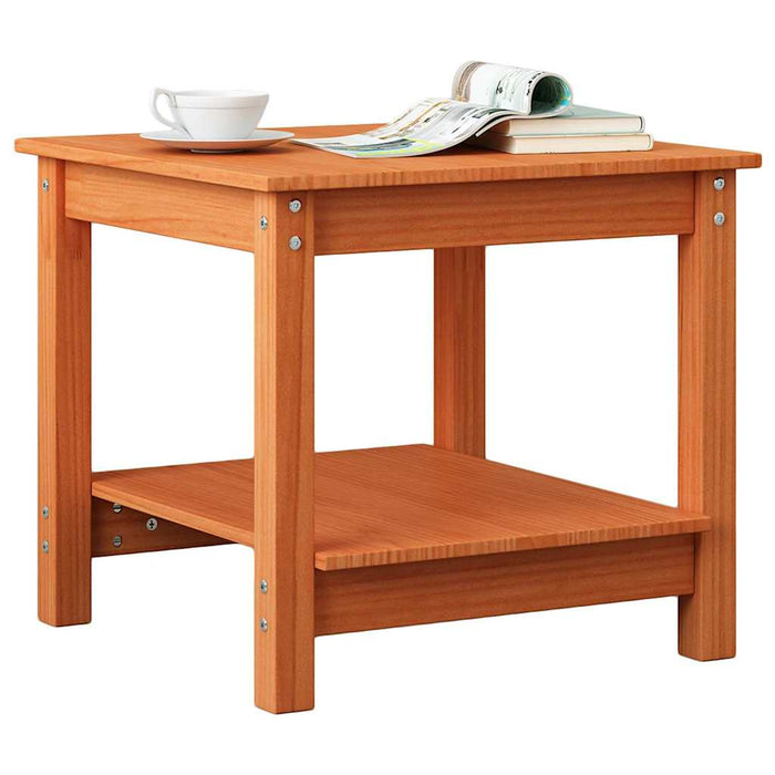Masă de cafea Maro ceruit 50 x 50 x 45 cm Lemn masiv de pin - WALTI WALTI
