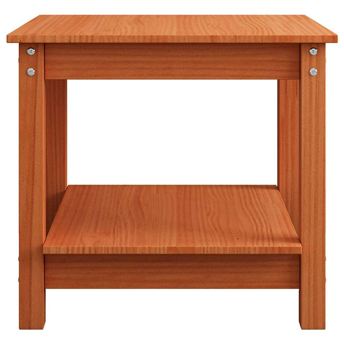 Masă de cafea Maro ceruit 50 x 50 x 45 cm Lemn masiv de pin - WALTI WALTI