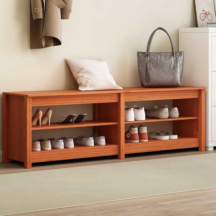 Bancă pentru pantofi cu raft Maroniu cerat 160 x 36,5 x 50 cm - WALTI WALTI