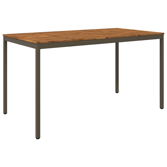 Masă de Bar în Grădină Natural și Cafea 196 x 100,5 x 105 cm WALTI