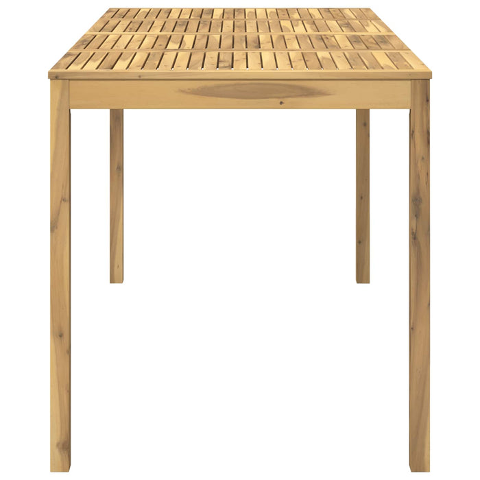 Masă de Bar în Grădină Alb 196 x 100 x 105 cm WALTI