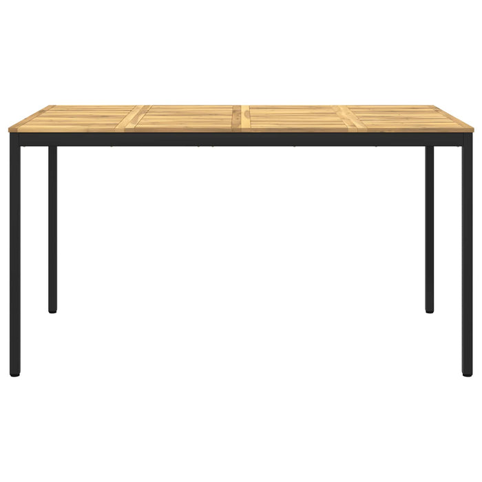 Masă de Bar în Grădină Alb și negru 196 x 100,5 x 105 cm WALTI
