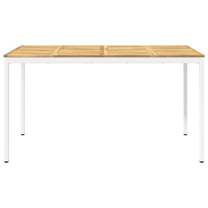 Masă de Bar în Grădină Alb 196 x 100,5 x 105 cm WALTI