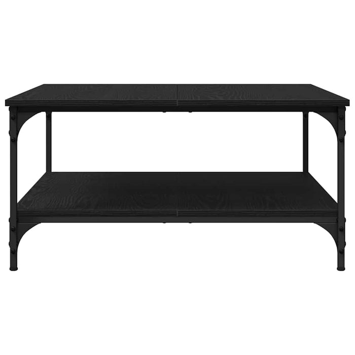 Masă de cafea Stejar negru 80 x 80 x 40 cm Lemn compozit - WALTI WALTI