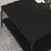 Masă de cafea Stejar negru 100 x 100 x 40 cm Lemn compozit - WALTI WALTI