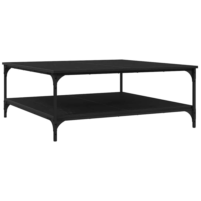 Masă de cafea Stejar negru 100 x 100 x 40 cm Lemn compozit - WALTI WALTI
