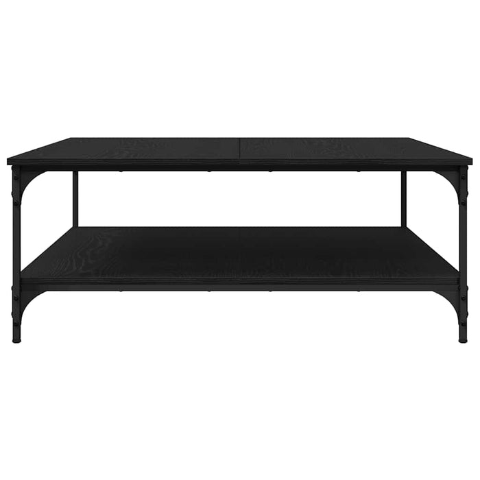 Masă de cafea Stejar negru 100 x 100 x 40 cm Lemn compozit - WALTI WALTI