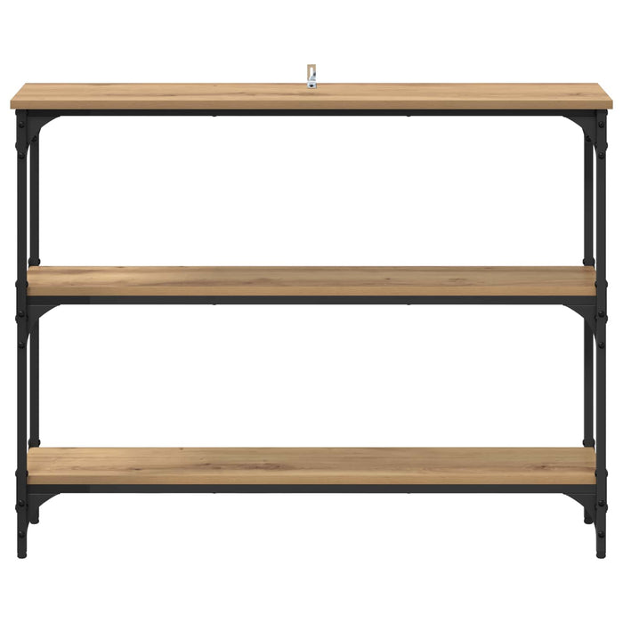 Masă de consolă Stejar Artizanal 100 x 22,5 x 75 cm WALTI