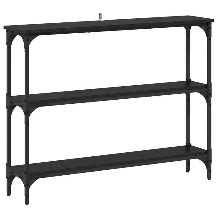 Masă de consolă Stejar negru 100 x 22,5 x 75 cm Lemn compozit - WALTI WALTI