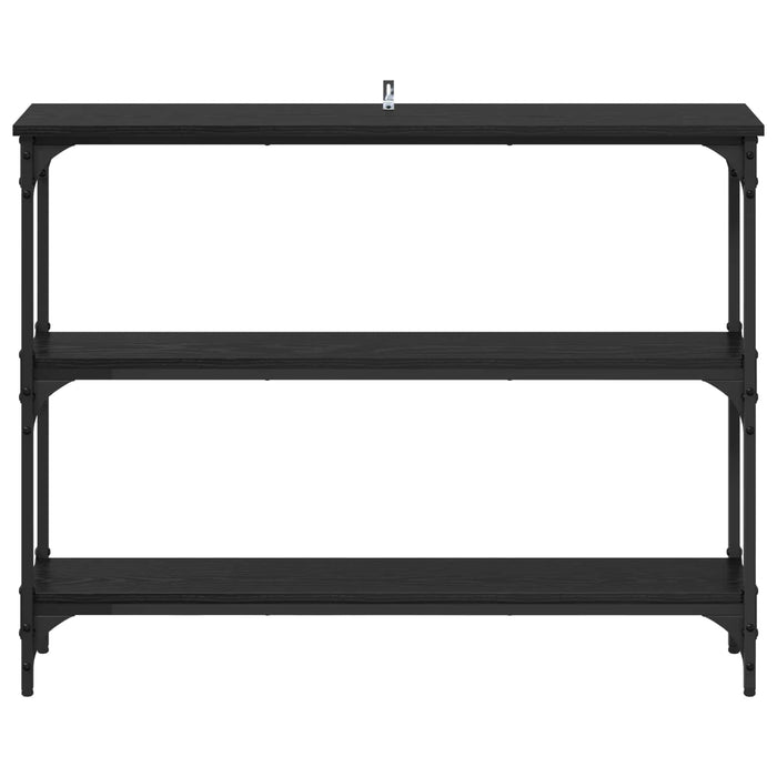 Masă de consolă Stejar negru 100 x 22,5 x 75 cm Lemn compozit - WALTI WALTI