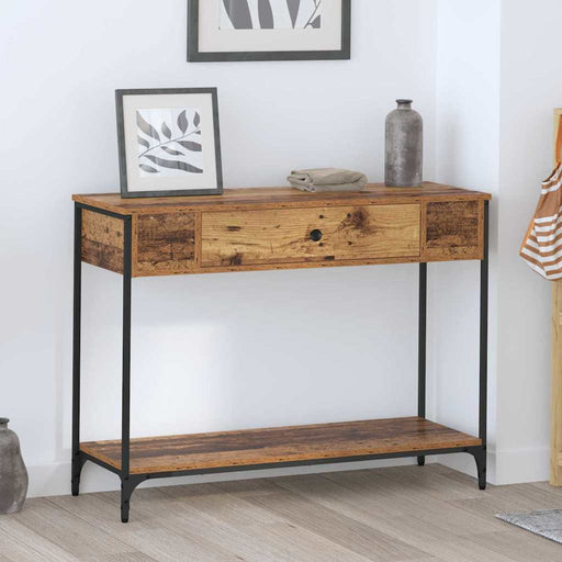 Masă de consolă Lemn vechi 100 x 34.5 x 75 cm Lemn compozit - WALTI WALTI