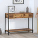 Masă de consolă Lemn vechi 100 x 34.5 x 75 cm Lemn compozit - WALTI WALTI