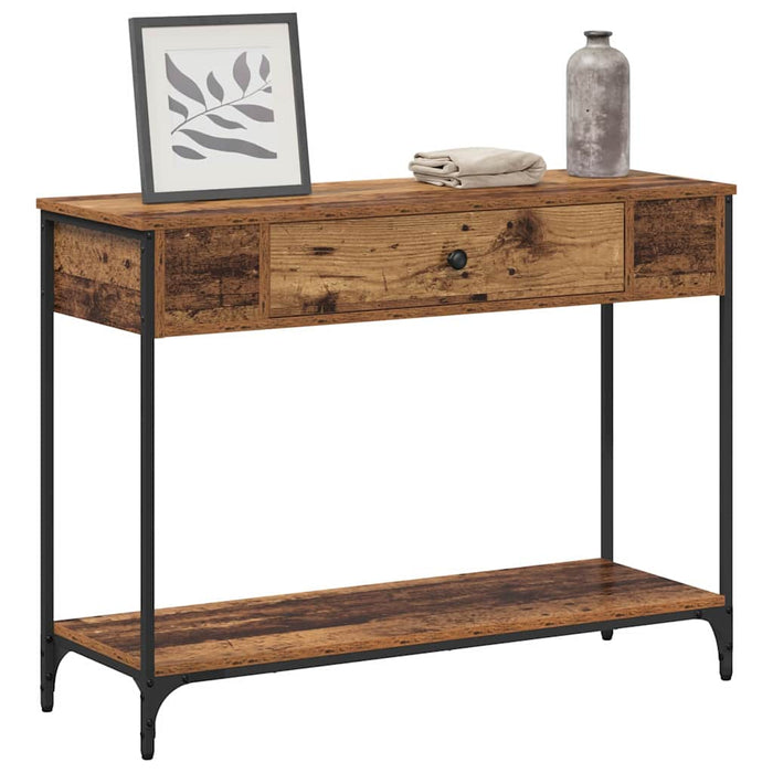 Masă de consolă Lemn vechi 100 x 34.5 x 75 cm Lemn compozit - WALTI WALTI
