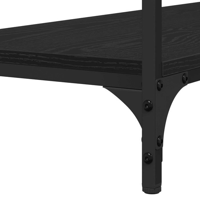 Masă de consolă Stejar negru 100 x 34.5 x 75 cm Lemn compozit - WALTI WALTI