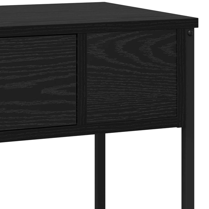 Masă de consolă Stejar negru 100 x 34.5 x 75 cm Lemn compozit - WALTI WALTI