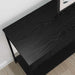 Masă de consolă Stejar negru 100 x 34.5 x 75 cm Lemn compozit - WALTI WALTI