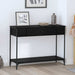 Masă de consolă Stejar negru 100 x 34.5 x 75 cm Lemn compozit - WALTI WALTI