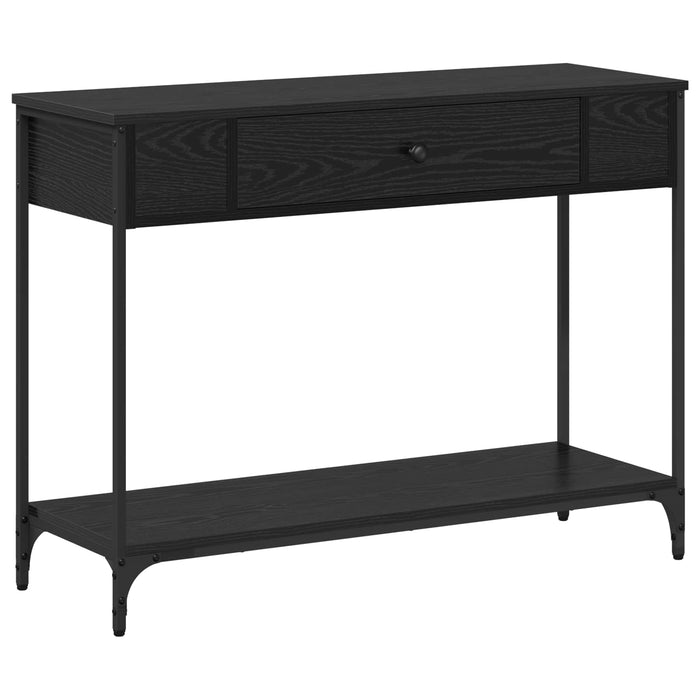 Masă de consolă Stejar negru 100 x 34.5 x 75 cm Lemn compozit - WALTI WALTI