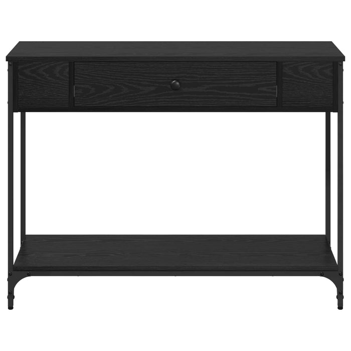 Masă de consolă Stejar negru 100 x 34.5 x 75 cm Lemn compozit - WALTI WALTI