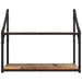 Raft de perete cu raft Lemn vechi 60 x 21 x 51 cm Lemn compozit - WALTI WALTI