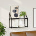 Raft de perete Stejar negru 60 x 21 x 51 cm Lemn compozit - WALTI WALTI