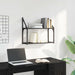 Raft de perete Stejar negru 60 x 21 x 51 cm Lemn compozit - WALTI WALTI