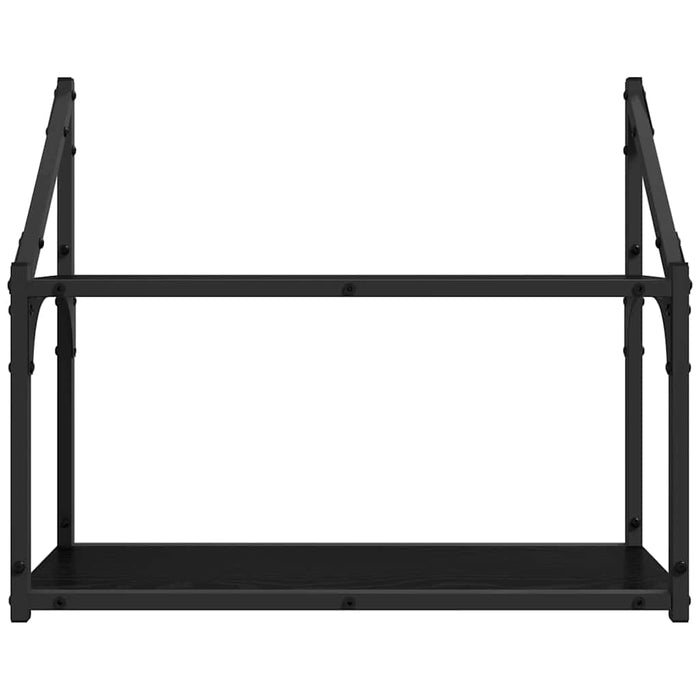Raft de perete Stejar negru 60 x 21 x 51 cm Lemn compozit - WALTI WALTI