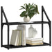 Raft de perete Stejar negru 60 x 21 x 51 cm Lemn compozit - WALTI WALTI