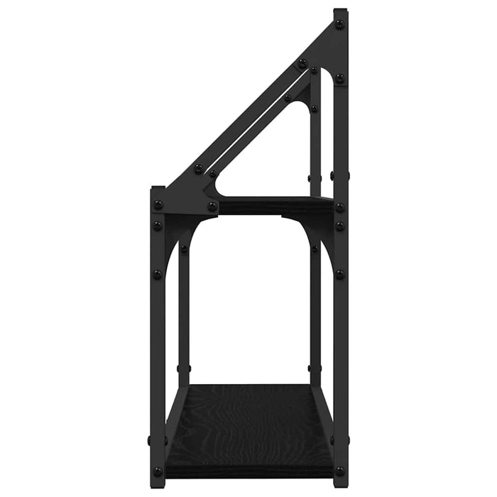 Raft de perete Stejar negru 60 x 21 x 51 cm Lemn compozit - WALTI WALTI