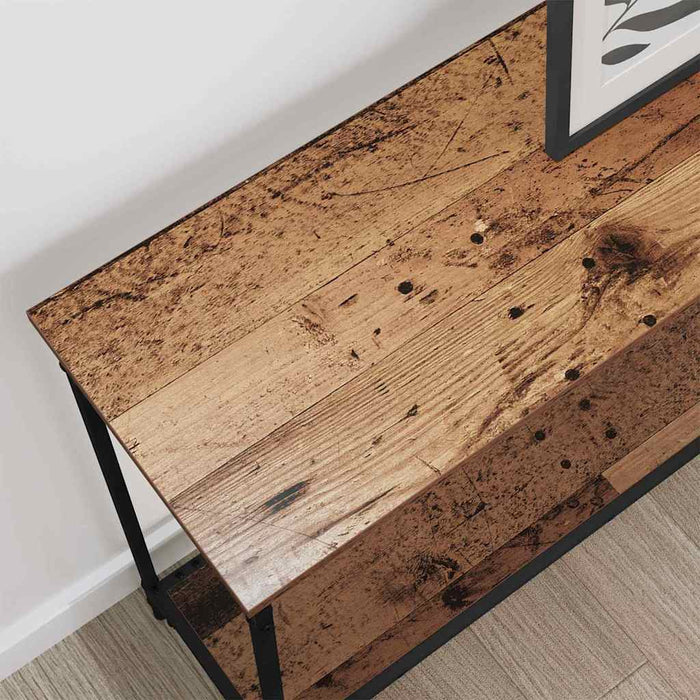 Masă de consolă Lemn vechi 101 x 30.5 x 75 cm Lemn compozit - WALTI WALTI