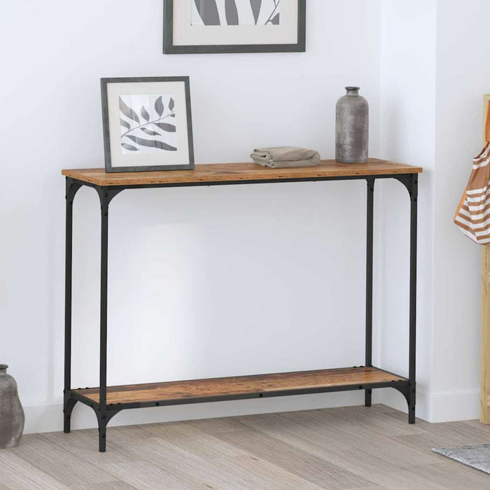Masă de consolă Lemn vechi 101 x 30.5 x 75 cm Lemn compozit - WALTI WALTI