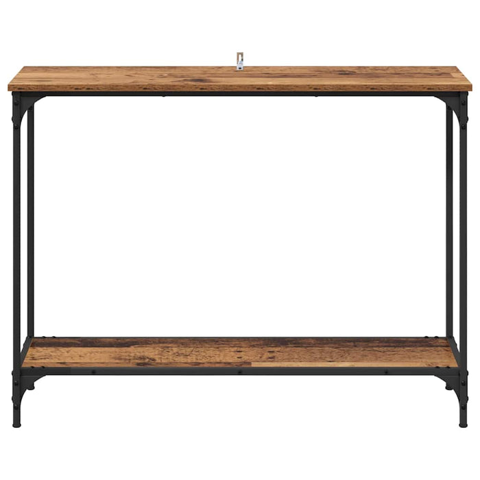 Masă de consolă Lemn vechi 101 x 30.5 x 75 cm Lemn compozit - WALTI WALTI