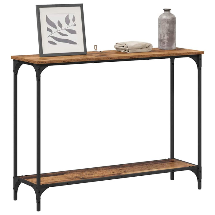 Masă de consolă Lemn vechi 101 x 30.5 x 75 cm Lemn compozit - WALTI WALTI