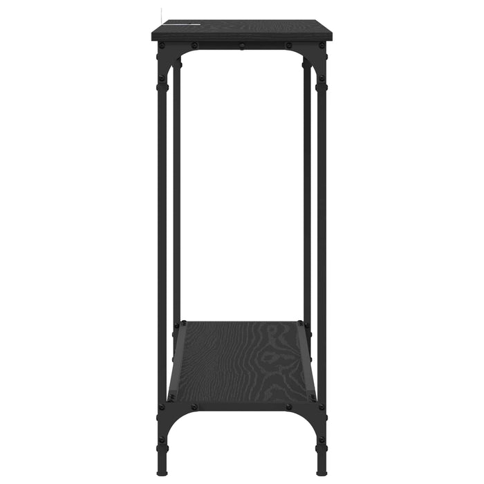 Masă de consolă Stejar negru 101 x 30.5 x 75 cm Lemn compozit - WALTI WALTI