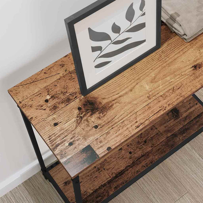Masă de consolă Lemn vechi 75 x 30.5 x 75 cm Lemn compozit - WALTI WALTI