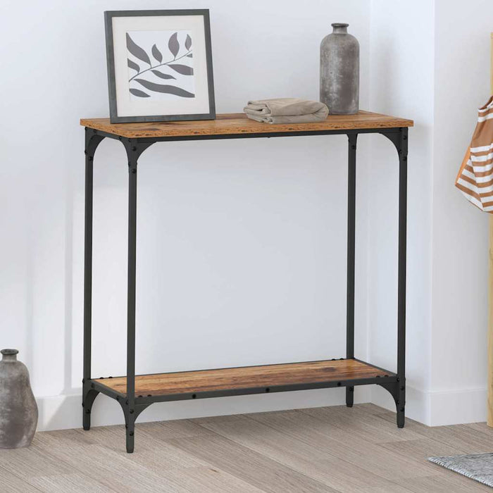 Masă de consolă Lemn vechi 75 x 30.5 x 75 cm Lemn compozit - WALTI WALTI