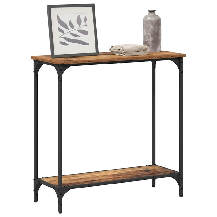 Masă de consolă Lemn vechi 75 x 30.5 x 75 cm Lemn compozit - WALTI WALTI