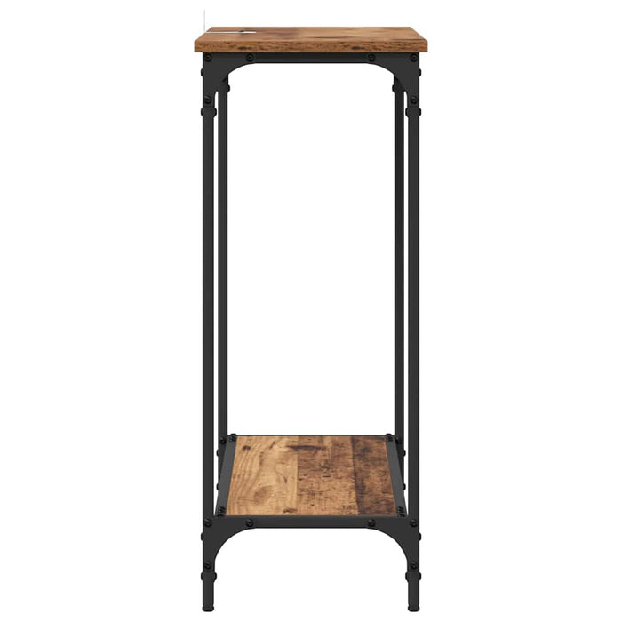 Masă de consolă Lemn vechi 75 x 30.5 x 75 cm Lemn compozit - WALTI WALTI