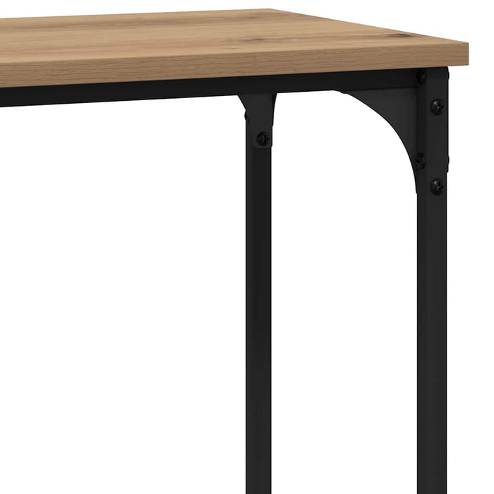Masă de consolă cu raft stejar artizanal 75 x 30.5 x 75 cm - WALTI WALTI