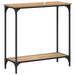 Masă de consolă cu raft stejar artizanal 75 x 30.5 x 75 cm - WALTI WALTI