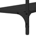 Masă de consolă Stejar negru 75 x 30.5 x 75 cm Lemn compozit - WALTI WALTI