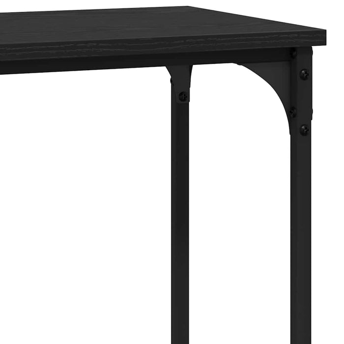 Masă de consolă Stejar negru 75 x 30.5 x 75 cm Lemn compozit - WALTI WALTI