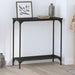 Masă de consolă Stejar negru 75 x 30.5 x 75 cm Lemn compozit - WALTI WALTI